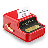 Принтер етикеток стікерів Niimbot B21 Red, термопринтер | + рулон етикеток (230 шт), фото 2