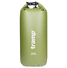 Гермомішок з лямками Tramp PVC 20 літрів, олива
