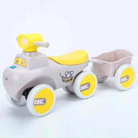 Каталка толокар з причепом Bambi M 5940(2)-11 (музика, світлові ефекти), фото 1