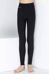 Термокальсони для хлопчика бавовна з начісом чорні