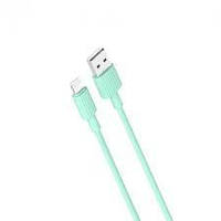 Кабель XO Lightning NBQ166 5A/1m Green