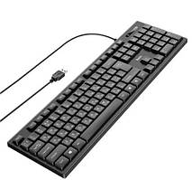 Комп'ютерна Клавіатура HOCO GM23 Ice wolf wired business keyboard Black