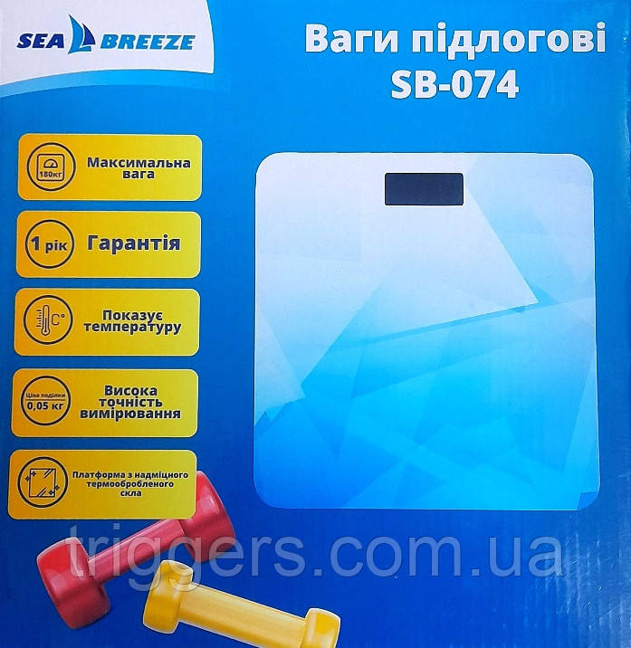 Ваги підлогові Sea Breeze SB-074,180 кг., фото 1