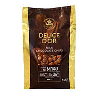 Шоколад молочний М740 MIR DELICE D’OR 36% 2,5 кг