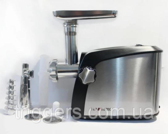 М'ясорубка електрична із соковичавницею Promotec PM-1055 (3200 W), фото 1