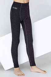 Термокальсони для хлопчика з 35% вовни сірі