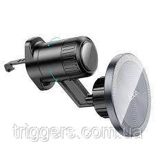 Автотримач Hoco H23 Alma metal ring magnetic car holder(air outlet) Чорний