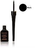 Водостійка підводка для очей Eveline Cosmetics Liquid Precision Eyeliner 2000 Procent Waterproof 4 мл, фото 3
