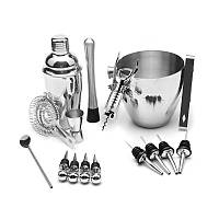 Набір для бару 16 предметів із відром Youchen МС-16 якісний набір бармена для коктейлів, фото 4