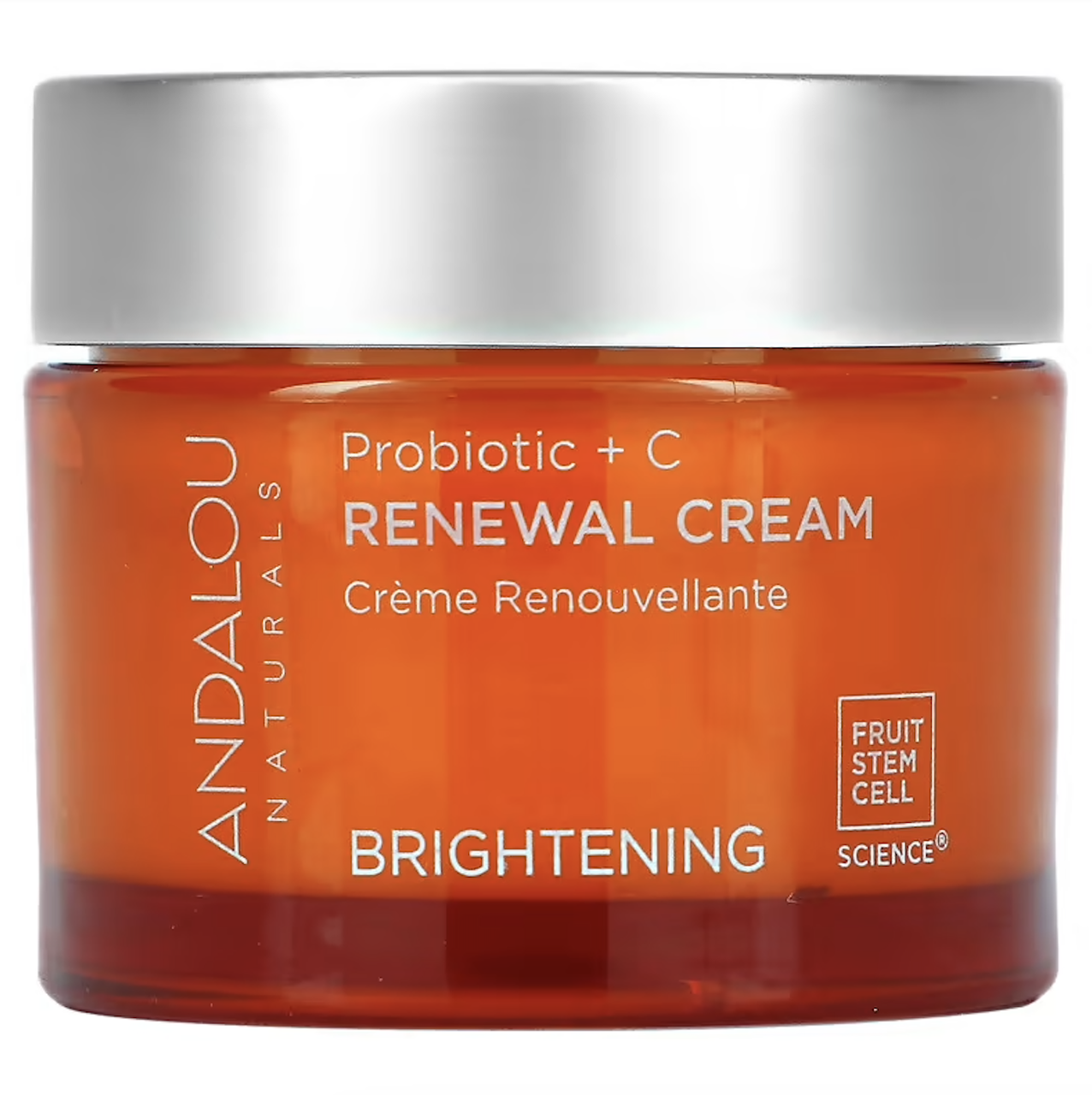 Andalou Naturals, відновлювальний крем, пробіотик і вітамін C, що поліпшує колір обличчя, 50 мл