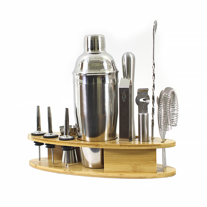 Набір для бару 12 предметів із підставкою Youchen MC-Y1 якісний набір бармена для коктейлів, фото 1
