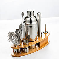 Набір для бару 12 предметів із підставкою Youchen MC-Y1 якісний набір бармена для коктейлів, фото 3