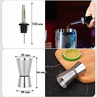 Набір для бару 13 предметів Youchen MC-SDE. Для професійного приготування коктейлів, фото 5