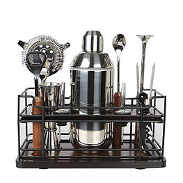 Набір бармена Youchen 10 предметів з нержавійки — для коктейлів вдома, бару, подарунок