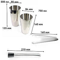 Набір для бару 10 предметів Youchen MC-9. Професійний комплект барного інвентарю, фото 6