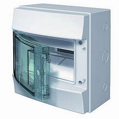 Шафа IP65 Mistral навiсна прозорі двері 8 модулів з N/PE клемами 1SLM006501A1201