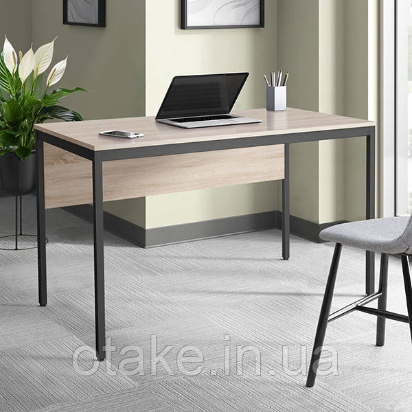 Стіл письмовий Осло (1187х600х750Н) чорний графіт, Дуб Сонома, фото 1