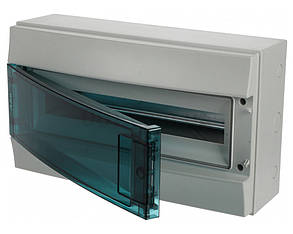 Шафа IP65 Mistral навiсна прозорі двері 18 модулів з N/PE клемами 1SLM006501A1203