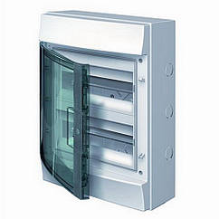 Шафа IP65 Mistral навiсна прозорі двері 24 модулі з N/PE клемами 1SLM006501A1204