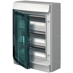 Шафа IP65 Mistral навiсна прозорі двері 54 модулі з N/PE клемами 1SLM006501A1208