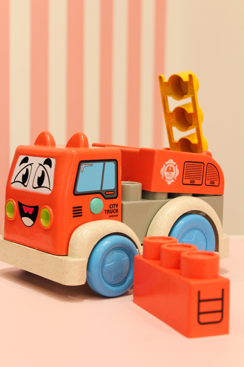 Машинка-конструктор Пожежна допомога 9910 D, фото 1