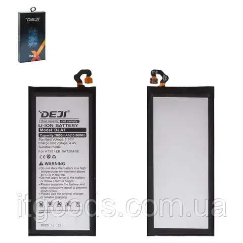 Оригінальний акумулятор Deji EB-BA720ABE 3600mAh для Samsung Galaxy A7 2017 A720 | A720F | SM-A720F | SM-A720F/DS