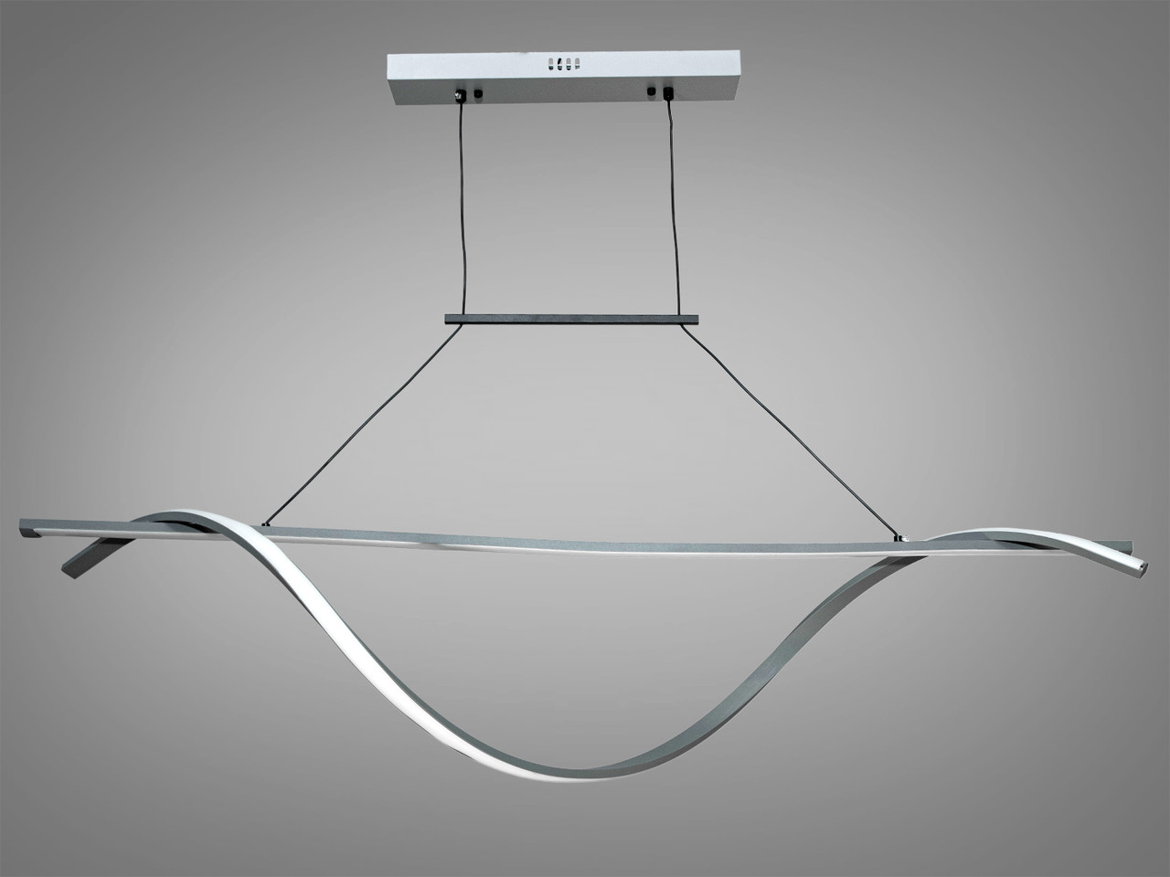 Стильна підвісна LED-люстра Diasha 2262-120GR, фото 1