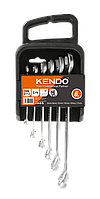 Набір ключів комбінованих гайкових KENDO CR-V (6 шт), комплект гайкових ключів 6-17мм