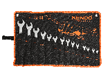 Набір ключів комбінованих гайкових у чохлі KENDO CR-V (14 шт), комплект гайкових ключів 6-24мм, фото 2