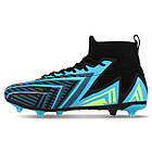 Бутси футбольні з носком SP-Sport 303 розмір 45 Blue-Black, фото 2