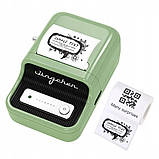 Принтер етикеток стікерів Niimbot B21 Green, термопринтер | + рулон етикеток (230 шт), фото 2