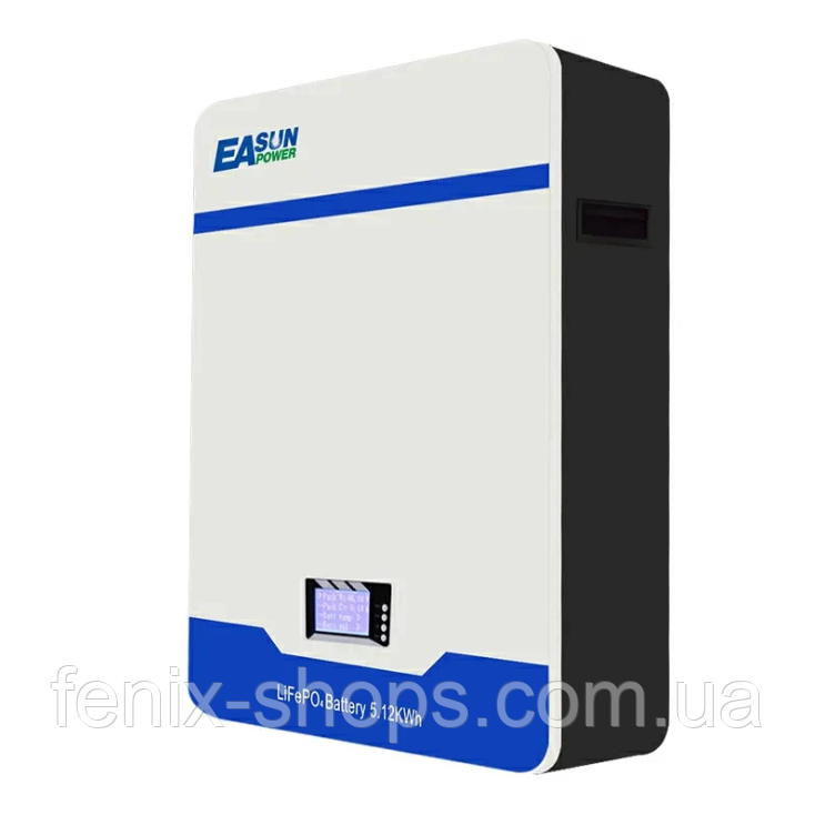 Акумулятор літій-залізо-фосфатний Easun Power LiFePO4 BMS 51,2V (48V) 200Ah 10240 Вт*год
