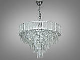 Люстра в зал на 11 ламп, хром Diasha 327-600CH, фото 2