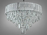 Люстра в зал на 11 ламп, хром Diasha 327-600CH, фото 3