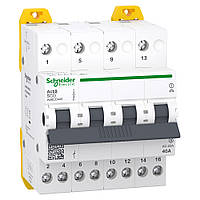 Перемикач на три положення I-0-II Schneider Electric iSSW Acti9 4P 40A 400/415В (A9SCO440)