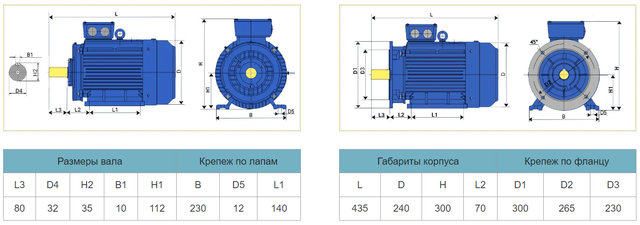 Чертеж и размеры электродвигателя АИР112MB6 Чертеж и размеры электродвигателя АИР112MB6