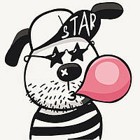 Розпис на полотні "Стильна зірка" Art Craft 15002-AC 30х30 см