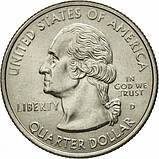 США 1⁄4 долара, 1999 Квотер штату Делівер No1129, фото 3