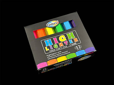 Набір текстових маркерів Fomax. Набір 12шт