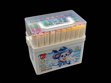 Набір маркерів двосторонні. Набір 60шт