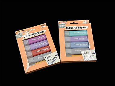 Маркер металік з мерехтливим чорнилом. Набір 6шт