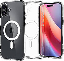 Чохол Spigen для iPhone 16 - Ultra Hybrid MagFit, White (ACS08205)