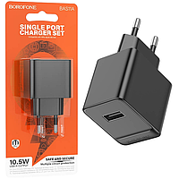 МЗП Borofone BAS11A (1USB/Max - 10,5W) чорний