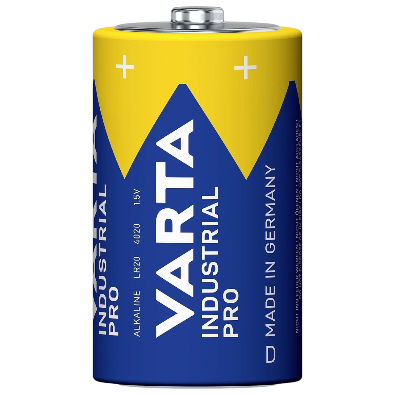 Бат. Varta Industrial Pro LR20, D 1/20/100 батарейки алкалінові, батарейки потужні