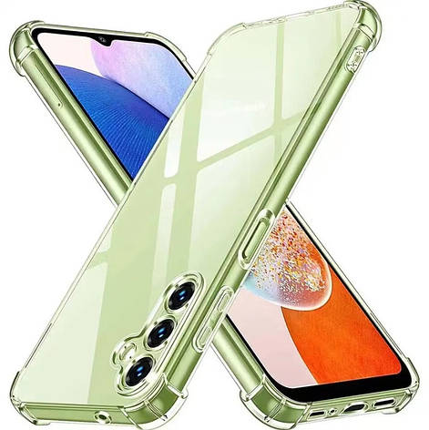 Чохол Shockproof Protected Camera Samsung A14 4G (A145)/A14 5G (A146) Прозорий, фото 1