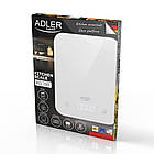 Кухонні ваги Adler AD 3181 white — 10 кг, LED-дисплей, скляна платформа 20 × 15 см, фото 7