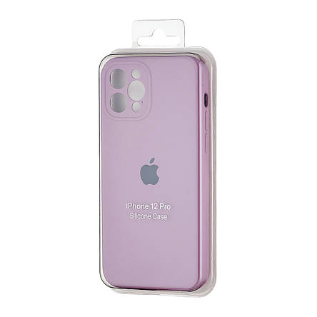 Чохол Silicone Case Square Protected Camera iPhone 12 Pro Grape (36), фото 3