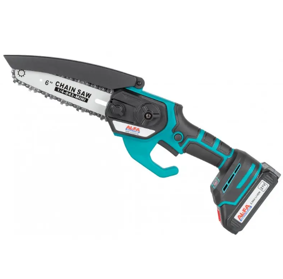 Ланцюгова пила акумуляторна 2850 об/хв 21 В ALFA Li-Ion 2 А.г.