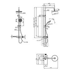 Душова система Kroner KRP Armada — W065, фото 2