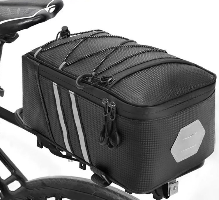Велосумка на багажник (8 л) непромокна